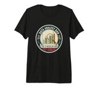 Mens Data Analyst Dad Charts Statistics Data Science Father's Day Premium T-Shirt
