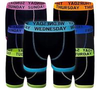 Mens Days Of The Week 7 Pack Boxer Shorts Comfort Fit Cotton Rich Stretch Underwear Trunks S to 2XL Size (as8, alpha, m, regular, regular, 7 Pack Days of the Week)