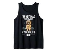 Mens Deadlift Pug funny gym workout Tank Top