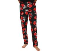 Mens Deadpool Lounge Pants Cotton Marvel Pyjama Bottoms (X-Large)