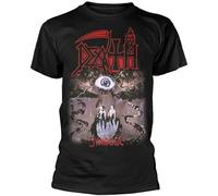 Men's Death Symbolic Shirt Death Metal Rock Band t-Shirt Black L