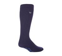 Mens Deep Blue 2.34 Tog Thermal Heat Holder Slipper Socks