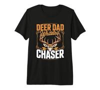 Mens Deer Dad Whitetail Chaser Hunting Father Premium T-Shirt