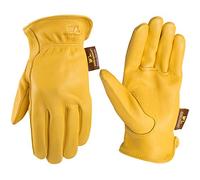 Men's Deerskin Full Leather Light-Duty Driving Gloves, Medium (Wells Lamont 962)