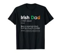 Mens Definition Fathers Day Shamrock Ireland Flag Daddy Irish Dad T-Shirt
