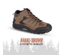 Mens Dek Wide Walking Boots Hiking E Fit Fuller Fitting Mid Trail Lace Up Shoes