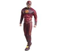 Rubie's Official DC Comics The Flash Deluxe, Adult Costume - Standard, CHEST 46"