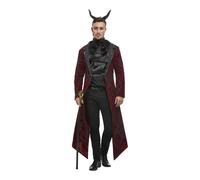 Men's Deluxe Red Devil Costume Smiffys 63048 Halloween Fancy Dress