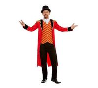 Mens Deluxe Ringmaster Costume, One Colour, Size Xl, Men One Colour