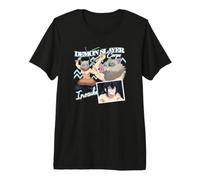 Mens Demon Slayer: Kimetsu no Yaiba Inosuke Boar Mask Rampage Premium T-Shirt