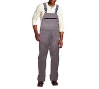 Men's Denim Bib Overalls Mens Relaxed Fit Overalls Workwear with Adjustable Straps and Convenient Tool Pockets Mens Ruffle Tux (Grey, XXL)