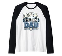 Men's Dental Hygienist Dad Father Dental Career Professional Pride Raglan Baseball Tee