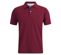 Mens Designer Polo Shirts Breathable Quick Dry Golf Polo Shirts Color Clash Collar Outdoor Sports Tee Tops with 3 Buttons Breathable Moisture Wicking Work Gym T for Men Muscle Fit (A1 Wine,6XL)