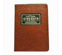 Men's Devotional Journal,365 Day Bible Study Prayer Notebook with Reflection Guide Brown