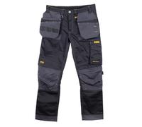 DeWalt Harrison Regular Fit Stretch Trouser Black/Grey 29" 32&qu 32" 29"