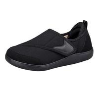 Men'S Diabetic Shoes Extra Wide For Men Plain Breathable Mesh Shoes Hook & Loop Strap Easy To Close Casual Footwear Low Top Lightweight Comfortable Sneakers For Elderly Suitable For Swollen Feet