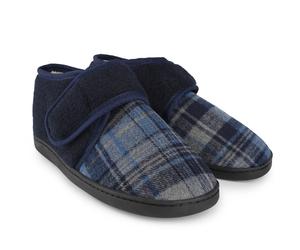 Men's Diabetic Wide Fit Memory Foam Slippers Comfy Warm Arthritis Edema Swollen