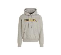 Men's Diesel Pixel Logo Grey Hoodie