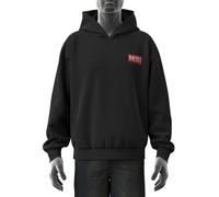 Men's Diesel S-Nlabel-Hood-L1 Hoodie in Black