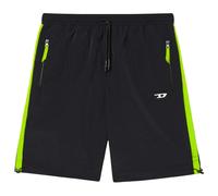 Mens Diesel Sports Shorts Black Nylon XS
