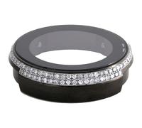 Men's Digital Gucci Diamond Watch Half Case Black PVD Steel Ya114207 1.50 CT