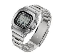 Men's Digital Sport Watch 50M Waterproof LED Military Stopwatch Alarm | Rugged 50M waterproof LED watch with backlight, stopwatch, alarm, steel strap, shockproof outdoor design