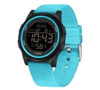 Men's Digital Sports Watch Waterproof Military Watches for Men with Stopwatch LED Backlight/Alarm/Countdown/Date (Blue)