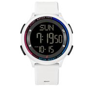 Mens Digital Watch Waterproof Digital Watches for Men Boys Sports Watch with Dual Time Zone, 12/24H, LED Backlight, Alarm, Stopwatch, Countdown with Soft Strap