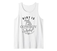 Mens Dirt is Cowboy Stardust - Black Edition Tank Top