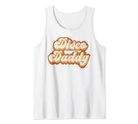 Mens Disco Daddy Retro Matching 60's 70s Party Dad Costume Tank Top
