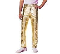 Men's Disco Straight Trousers Steampunk Trousers Vintage Casual Solid Colour Leggings Chic and Elegant Versatile Slim Streetwear Dance Pants for Carnival Party