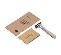 Men's Disposable Shaving Cream and Razor Kit Kraft Paper Individually Wrapped 100 PCS Hotel Shaving Kit Hotel Supplies and Toiletries Bulk