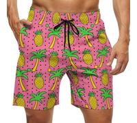 Men's Dissolving Swim Trunks Prank Trunks Funny Gift for Brother Boyfriend Bachelor Beach Party in The Swimming Pool, Multi-color, S-M