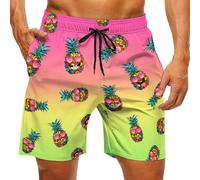Men's Dissolving Swim Trunks Prank Trunks Funny Gift for Brother Boyfriend Bachelor Beach Party in The Swimming Pool, Color 1, L