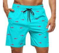 Men's Dissolving Swim Trunks Prank Trunks Funny Gift for Brother Boyfriend Bachelor Beach Party in The Swimming Pool, Color 3, L