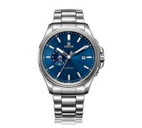 Men's Diver Mechanical Watch, High Energy Mechanical Core Multifunctional Luminous Dial Advanced Outdoor Waterproof Deep Diving Easy Read, Gift for Men, Blue, Classic