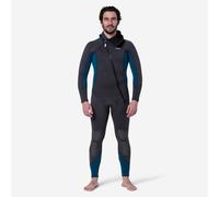 Men's Diving Wetsuit 5 mm Neoprene Scd 500 Black And Blue