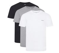 DKNY Men's Giants T-Shirt, Black/White/Grey, XL (Pack of 3)