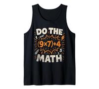 Mens Do The Math 67 Funny Teacher Meme for Teachers and Students Tank Top