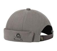 Mens Docker Cap Brimless Hats Worker Rolled Cuff Retro Docker Hat Fisherman Beanie Skull Cap Brimless Brimless Hat Rolled Men's Skullies Beanies Vintage Fashion Adjustable