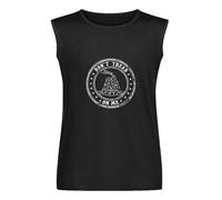 Men's Dont Tread On Me American Pride Patriotic Vest Sleeveless T Shirt Tank Tops XL Grey