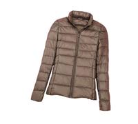 Mens Down Jacket Men Women Red Thin Coats Casual Active Clothing Outerwear Hooded Zip Cardigan Winter with Hood Lightweight, Brown 1, XX-L