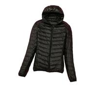 Mens Down Jacket Men Women Red Thin Coats Casual Active Clothing Outerwear Hooded Zip Cardigan Winter with Hood Lightweight, Black 1, XX-L
