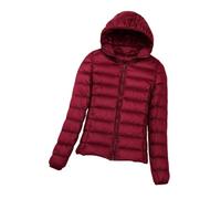 Mens Down Jacket Men Women Red Thin Coats Casual Active Clothing Outerwear Hooded Zip Cardigan Winter with Hood Lightweight, Red, 5XL