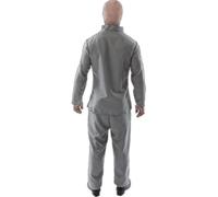 Mens Dr Evil Villain 70s Austin Powers Grey Suit Film Fancy Dress