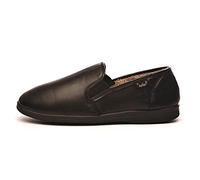 Mens Dr Keller Christof Viynl Sliippers Colour:Black Size:UK 11 (Adult)