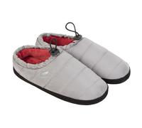 HEAT HOLDERS Mens Drawstring Slippers Warm Cozy Fleece Lined Mule Slippers for Winter (XL, Grey)