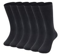 Mens Dress Socks Crew Ankle Socks Cotton Solid Ribbed Classic Pure Color Argyle for Men Novelty Happy Size 9-12