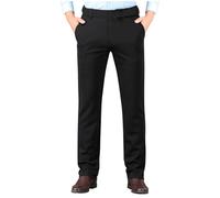 Mens Dress Trousers Formal Business Office Smart Dress Pants Summer Plus Size Comfortable Solid Color Straight Leg Full Length Bottoms with Pockets Fashion Office Wedding Trousers