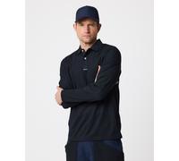Men's Dri-Fast LS Polo - Black - Black / S